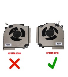 Ventilador GPU P56603-001 para portátil HP Omen 16-AM Series