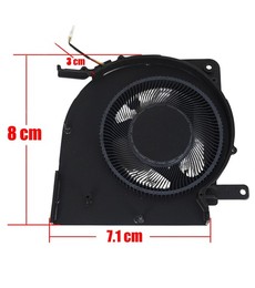Ventoinha GPU 5F10S14348 para portátil Lenovo Legion 5 15AKP10