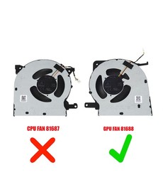 Ventilateur GPU 5F10S14348 pour ordinateur portable Lenovo Legion 5 15AKP10