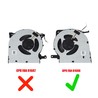 Ventilateur GPU 5F10S14348 pour ordinateur portable Lenovo Legion 5 15AKP10
