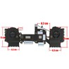 Ventoinha e Dissipador 066W40 para Dell Alienware Aurora 16 16X