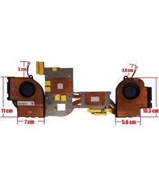 Ventoinha e Dissipador 5H41B77201 para Lenovo ThinkPad P15 Gen2