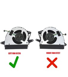 Ventilateur CPU gauche 5F10X63233 pour Lenovo Yoga AIO 9 32IRH8
