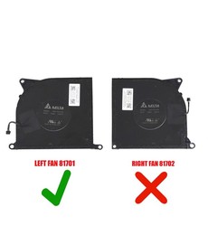 CPU and GPU Fan 5F10S14140 for Lenovo ThinkBook 13x Gen 4 IMH 21KR