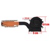 Ventoinha com dissipador 0YW81W para Dell Latitude 7310 e 7410