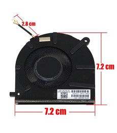 Ventilateur CPU N94801-001 pour HP Pavilion 16-AG et 16-AF avec connecteur 4 broches
