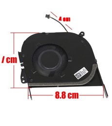 Ventoinha GPU 13NB0UV0T05011 para portátil Asus Vivobook Pro 16X OLED M7600R