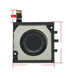 Ventilateur CPU et GPU 0PGV79 pour Dell Latitude 7320 Detachable