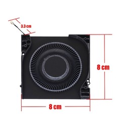 Ventilateur CPU et GPU 0DV704 pour Dell Precision 7670 et 7680