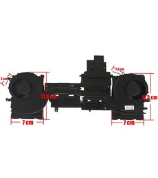 Fan and heatsink 5F10S14296 for Lenovo Legion 5 15IRX10 with 8-pin connector