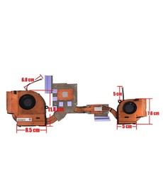 Ventilateur et Dissipateur 5H40X89388 pour Lenovo ThinkPad P17 Gen 1