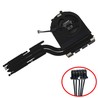 Ventilateur CPU avec dissipateur 01LW123 pour Lenovo ThinkPad E480 et E580