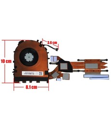 Ventoinha e Dissipador 5H41B77266 para Lenovo ThinkPad E14 E15 Gen4