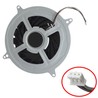 Ventoinha CPU Nidec LYP1240HGG4E para Sony PlayStation 5 com 17 pás e conector de 3 pinos.