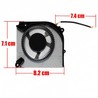 Ventilateur CPU DFS5K223052831 FPP8 pour ordinateur portable Gigabyte G5 G6