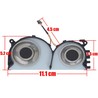 Ventilateur CPU et GPU EG50040S1-CD50-S9A pour Xiaomi Mi Notebook Air 13.3" 2018