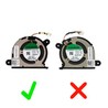 Ventilateur CPU WX28K pour côté gauche de Dell XPS 13 9300