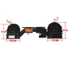 Ventilador y disipador 5H40Y67588 para Lenovo ThinkPad P1 Gen 3 y X1 Extreme 3rd Gen