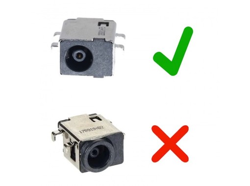 Connecteur d'alimentation DC Jack 5.5x3.0mm pour ordinateur portable Samsung NP300E5M