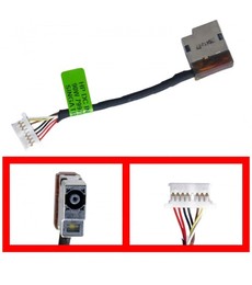 DC Jack L93195-001 para HP Envy x360 15-ED con cable de 7cm y 7 pines