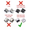 Connecteur de charge DC Jack USB-C 31081 pour Lenovo Thinkpad E480 E580 E590