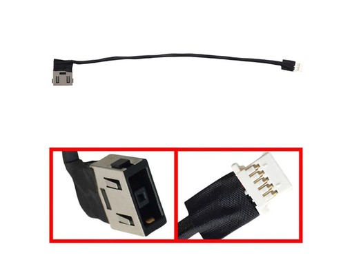 Connecteur DC Jack avec câble 450.08B07.0001 pour Lenovo V110-15IAP 80TG