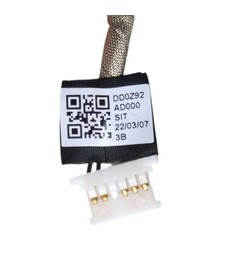 DC Jack de charge DD0Z92AD000 pour ordinateur portable Dell avec câble de 4.8cm et 5 broches
