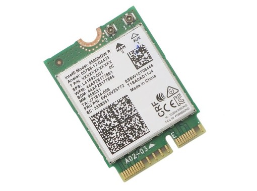 Carte WiFi Intel 9560NGW avec Bluetooth 5.1 M.2 2230 pour ordinateurs portables Lenovo et Asus