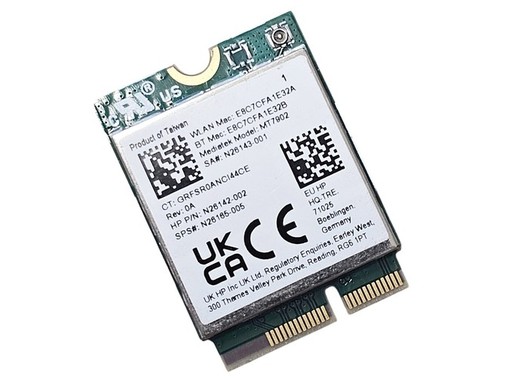 Placa WiFi 6E MediaTek MT7902 0C011-00300000 para portáteis Asus