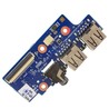 Placa de portas USB e Áudio Jack 6050A2549301 para portátil HP Envy 17-J