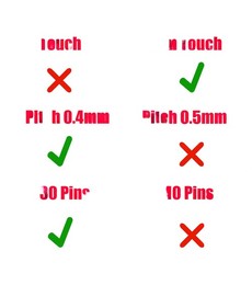 Câble Flex d'Écran DC02C00K600 pour Dell Latitude 13 7300 de 30 broches