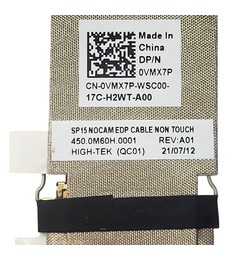 Câble Flex d'Écran 0VMX7P pour Dell Latitude 5520 et Precision 3560 Non Tactile
