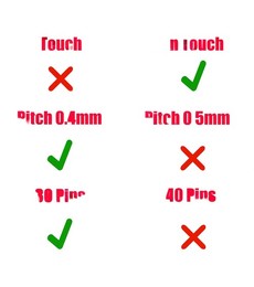 Câble Flex Vidéo LCD 0F76KG pour Dell Latitude 7340 7350 Non-Touch 30 broches