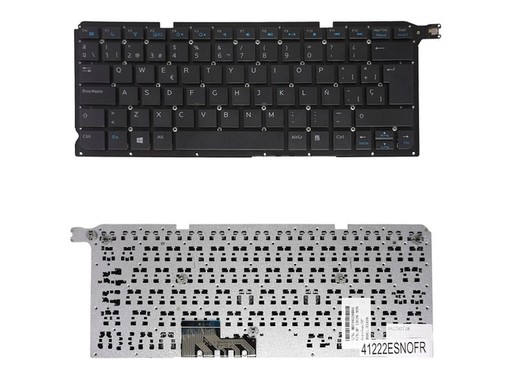 Clavier Espagnol pour Dell Vostro 5460 5470 5480 sans cadre, référence MP-12G73US-920