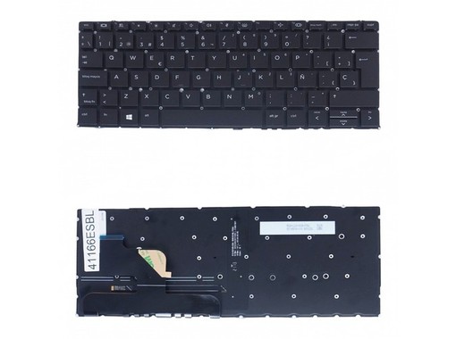 M42280-001 backlit Spanish keyboard for HP Elite Dragonfly G2