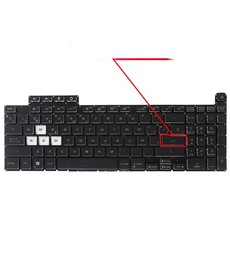 Teclado espanhol para Asus TUF Gaming FA507 FX517 com referência 0KNR0-691DUS00