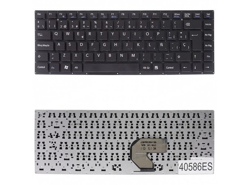 Clavier Espagnol pour Asus Vivobook E403S avec numéro de pièce 0KNL0-4122UK00