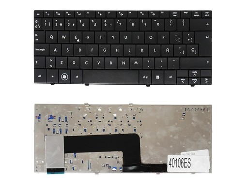 Teclado Espanhol 535689-071 para HP Mini 110-1000 e Compaq Mini 700