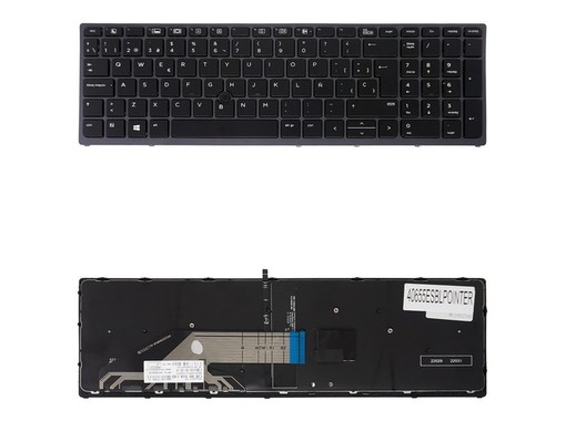 Teclado Español para HP Zbook 15 G3 17 G4 848311-071 con puntero y retroiluminación