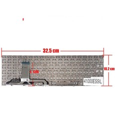 Spanish Keyboard for Asus Vivobook 15 X1502 with PN 90NB0ZB1-R30US0 frameless and silver color