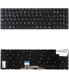 Clavier espagnol pour Lenovo Yoga 510-15IKB avec numéro de pièce 5CB0M32556 sans cadre