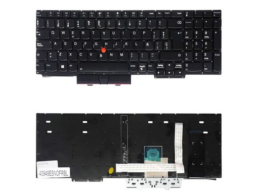 Teclado Español 5M10W64584 para Lenovo ThinkPad E15 Gen 1 y Gen 2 retroiluminado