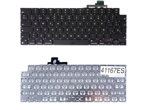 Clavier Espagnol pour Apple MacBook Air 15" A2941 et 13" A2681 sans cadre