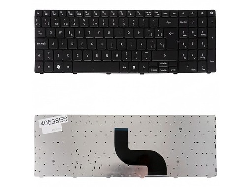 Teclado español PK130C87A01 para portátil Gateway NE56R y Packard Bell TK85