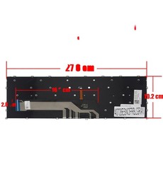 Clavier espagnol SN20W85366 pour Lenovo Ideapad Flex 5 14ALC05 rétroéclairé