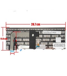 Clavier Espagnol pour Lenovo ThinkPad T470s T460s avec Pointeur 01EN610