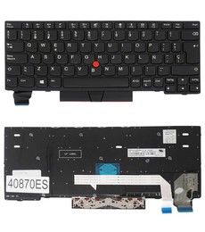 Clavier Espagnol 01YP080 pour Lenovo ThinkPad X280 X390 avec pointeur