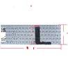 Clavier Espagnol 5CB0N96198 pour Lenovo Ideapad 320-17IKB 330-15IKB sans cadre