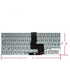 Clavier Espagnol SN20M61460 pour Lenovo IdeaPad 320-14 320S-14IKB Gris sans cadre