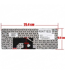 Clavier Espagnol pour ordinateur portable HP Mini 210-1000 avec référence 590527-001